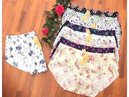 QUẦN HOA THUN LẠNH 882 - Block 10 cái - Màu Tối